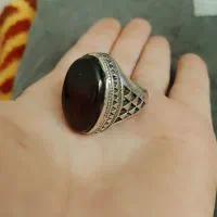 انگشتر عقیق یمنی سرخ