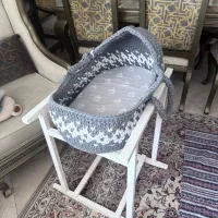 گهواره ننو کریرتخت کنار مادر بافت تریکوکاردست درحد|تخت و صندلی بچه|تهران, خواجه نصیر طوسی|دیوار