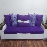 مبل 7 نفره و میز عسلی دراور و میز ناهار  6 نفره