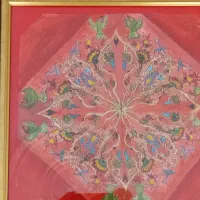 تابلوی کار دست تشعیر سنتی امضا دار