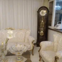 ساعت ایستاده تمام چوب