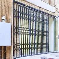 درب آکاردیونی‌ در اصفهان /درب محافظ ریلی/اکاردئون