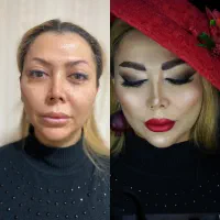(میکاپ شینیون کوتاهی ) حرفه ای و اقتصادی|خدمات آرایشگری و زیبایی|مشهد, ده دی|دیوار