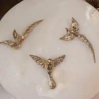 ست ۳تایی دیواری پرستو ۳بعدی برنز سوگلی|صنایع دستی و سایر لوازم تزئینی|زنجان, |دیوار