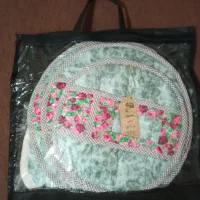 ست دمکنی سه تکه بایک جفت دستگیره|سفره، حوله، دستمال آشپزخانه|تهران, کیانشهر|دیوار