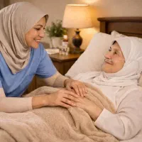 پرستار سالمند در منزل نگهداری از سالمند شبانه روزی