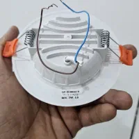 هالوژن توکار سقفی ۷ وات اپتونیکا(کارکرده)|لامپ و چراغ|شیراز, شهرک مفتح|دیوار