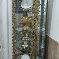 بوفه و ساعت ایستاده برنجی اصل