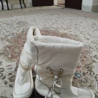 پوتین پارچه ای.وچرم     خارجی سایز۳۶یا۳۷|کیف، کفش، کمربند|قم, بنیاد|دیوار