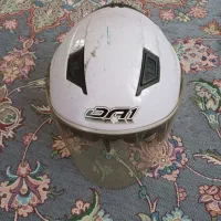کلاه کاسکت بدون فک و دریچه هوا وعینک سالم