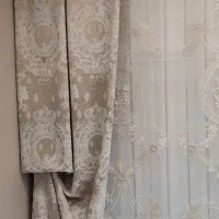 پرده حریر پانچ زبرا|پرده، رانر، رومیزی|شیراز, ترمینال باربری|دیوار