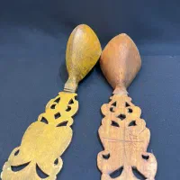 قاشق چوبی اباده قدیمی و انتیک
