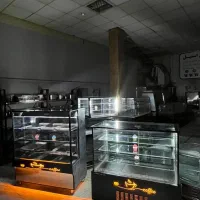 یخچال شو کیک ویترین قنادی مکعبی