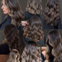 مدل رنگ و لایت + اصلاح صورت و ابرو