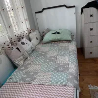 تخت و جا کتابی در حد نو|تخت و سرویس خواب|تهران, اقدسیه|دیوار