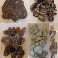 سنگ راف فیروزه،عقیق کارنلین،کوارتز،شجر و آمیتیست