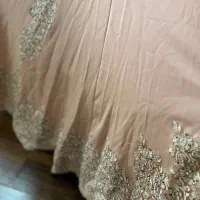 پیراهن مجلسی نگین کاری دنباله دار سایز ۴۴|لباس|سمنان, |دیوار