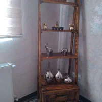 شلف دکوراتیو چوبی ایستاده