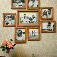 قاب عکس چوبی ۱۵×۲۱|صنایع دستی و سایر لوازم تزئینی|شاندیز, |دیوار