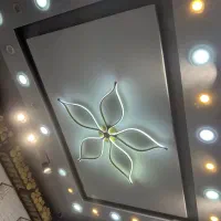 لوستر پنج شاخه طرح گل