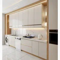 کابینت های نئوکلاسیک سفید مات