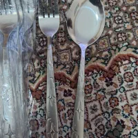 سرویس قاشق چنگال ۶ نفره|ظروف سرو و پذیرایی|تهران, شمیران‌نو|دیوار