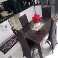 میزنهارخوری ۴نفره|میز و صندلی غذاخوری|باغستان, |دیوار