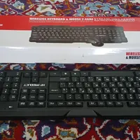 XP-W4400F بی‌سیم - کیبورد و ماوس تمیز با دانگل USB|قطعات و لوازم جانبی رایانه|نیشابور, شهرک بسیج|دیوار