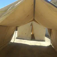 تعدادی چادر خیمه ای و اسکلتی بفروش میرسد