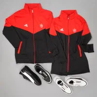 ست دونفره سوییشرت قرمز مشکی مدل Adidas|لباس|بم, |دیوار