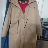 بارونی رنگ کرم زیبا نونوپوشیده نشده