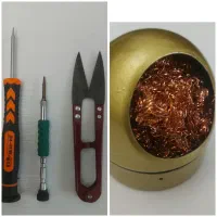 پیچ گوشتی Jakemy ، قیچی ، کل تصویر