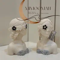 شمع دختر ناتلی نگین کاری شده|صنایع دستی و سایر لوازم تزئینی|تهران, پاسداران|دیوار