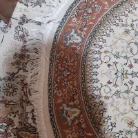 یک جفت فرش پادری زمرد مشهد