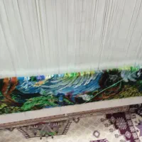 تابلو فرش نیمه بافته شده