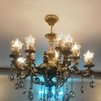 لوستر 10 شعله نو