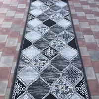 گلیم ماشینی طرح سنتی کد 820 نقره‌ای و ذغالی|گلیم، جاجیم، گبه|کرج, آق تپه|دیوار