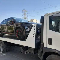 یدک کش وخودروبر کفی خودرو سوارویدککش