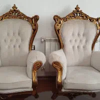 مبل سلطنتی 7 نفره، به همراه میز عسلی|مبلمان خانگی و میز عسلی|لاهیجان, لیل|دیوار