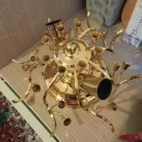 لوستر توپی کریستالی