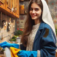 نیروی خدماتی خانم