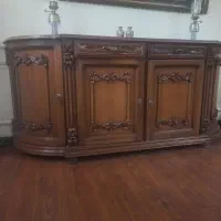 کنسول تمام چوب گردو