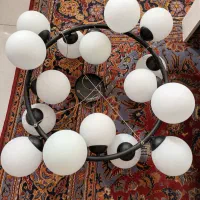 لوستر مولکولی ۱۶ شعله و سه شعله|لوستر و چراغ آویز|مشهد, الهیه|دیوار