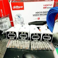 /دوربین مداربسته شلینگی صنعتی چهار دوربینه دیدرنگی|دوربین مداربسته|شهرکرد, |دیوار