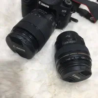 دوربین n7713-18  و لنز canon 85 f.8 fix