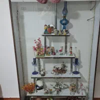 ویترین تزئینی با وسایل|بوفه، ویترین، کنسول|شهرکرد, |دیوار