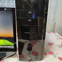 ۴هسته با رم ۸ هارد ۵۰۰ و ssd گرافیک ۲ مانیتور ۲۰|رایانه رومیزی|چالوس, |دیوار