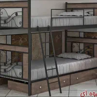 تخت دو طبقه تمام فلز و تمام ام دی اف و چوبی فلزی|تخت و سرویس خواب|تهران, نعمت‌آباد|دیوار