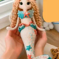 عروسک قلاب بافی