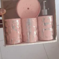 ست جا مایع و مسواک و جا صابونی